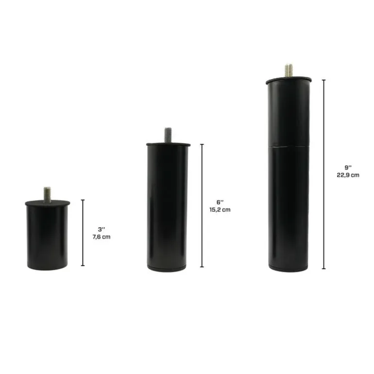 3” and 6” Electric Bed Legs - Combined Height of 9”