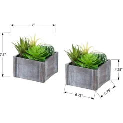 8" Artificial Plant (Set of 2)