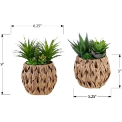 9" Artificial Plant (Set of 2)