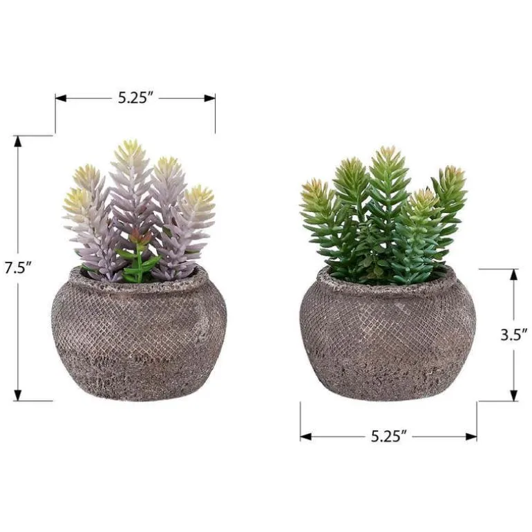 8" Artificial Plant (Set of 2)