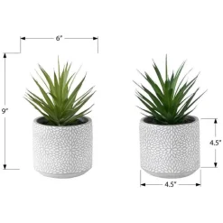 9" Artificial Plant (Set of 2)