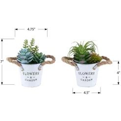 7" Artificial Plant (Set of 2)