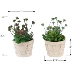9" Artificial Plant (Set of 2)