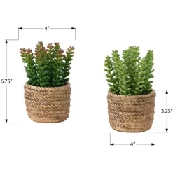 7" Artificial Plant (Set of 2)