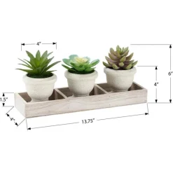 6" Artificial Plant (Set of 3)