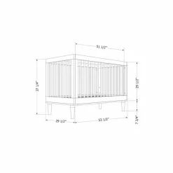 3 in 1 Convertible Crib - South Shore