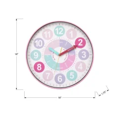 18" Kids' Wall Clock