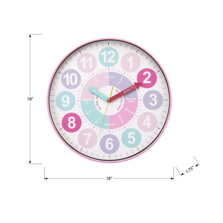 18" Kids' Wall Clock
