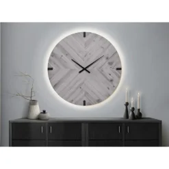 30" Wall Clock with LED Light