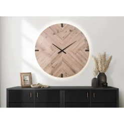 30" Wall Clock with LED Light