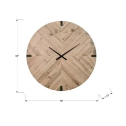 30" Wall Clock with LED Light