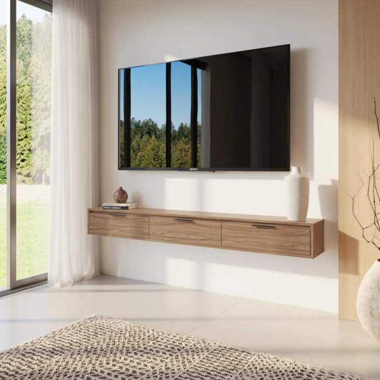 72" Wall-Mounted TV Stand with Storage - Nexera