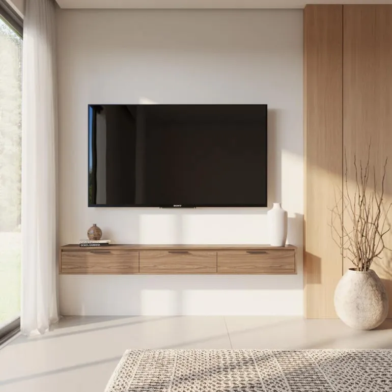 72" Wall-Mounted TV Stand with Storage - Nexera