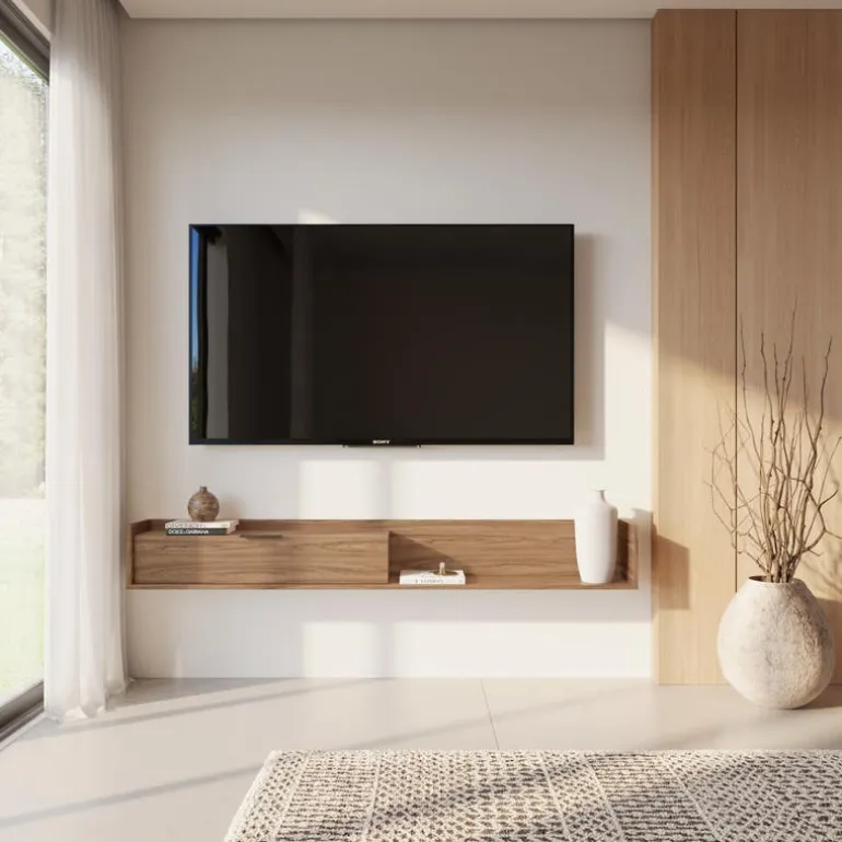 72" Wall-Mounted TV Stand with Storage - Nexera