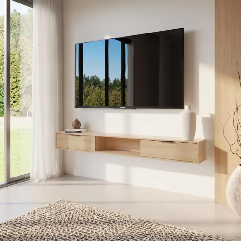72" Wall-Mounted TV Stand with Storage - Nexera