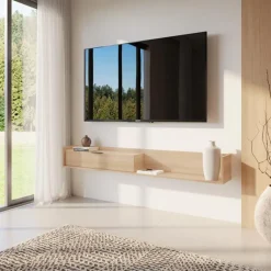 72" Wall-Mounted TV Stand with Storage - Nexera
