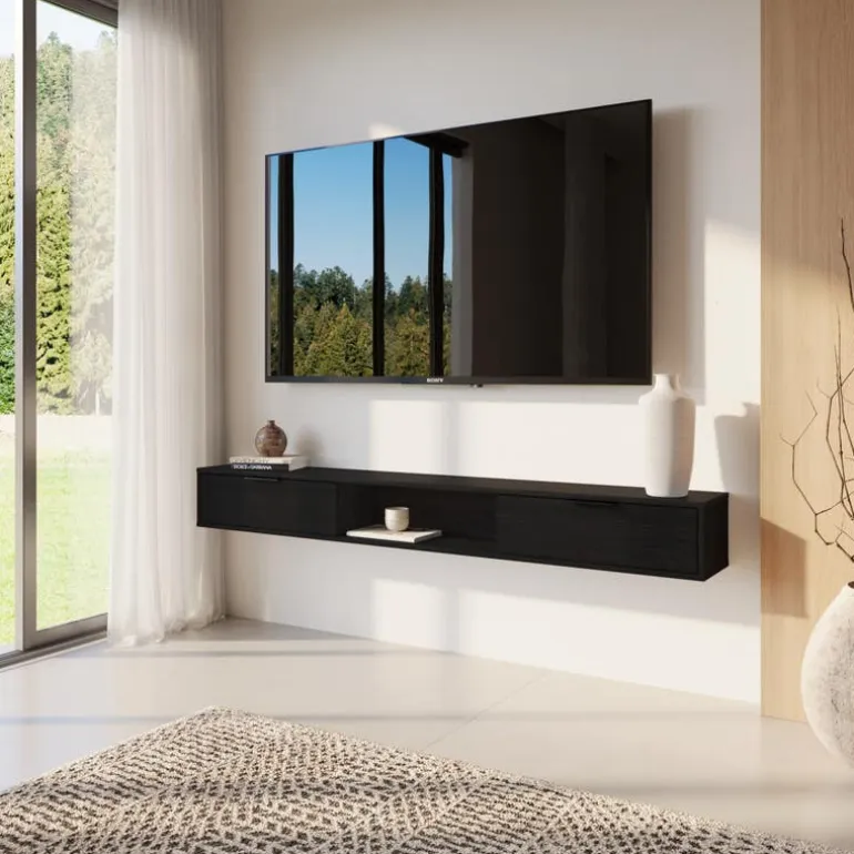72" Wall-Mounted TV Stand with Storage - Nexera