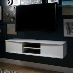 56" Wide Wall Mounted Media Console - South Shore