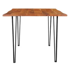 Acacia Wood Dining Table - 55" x 36"