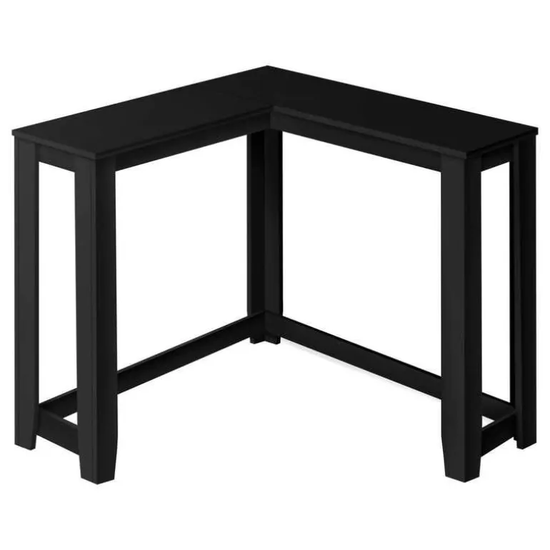 Accent table - 36" / black corner console - Monarch
