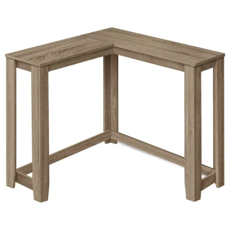 Accent table - 36" / dark taupe corner console - Monarch