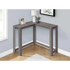 Accent table - 36" / grey corner console - Monarch