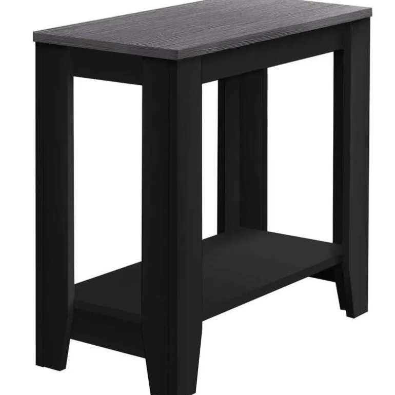 Accent table - black / grey top - Monarch