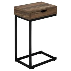 Accent table - brown reclaimed-look / black metal - Monarch