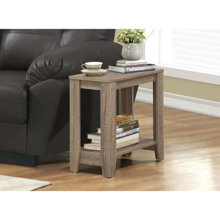 Accent table - dark taupe - Monarch