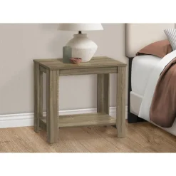 Accent table - dark taupe - Monarch
