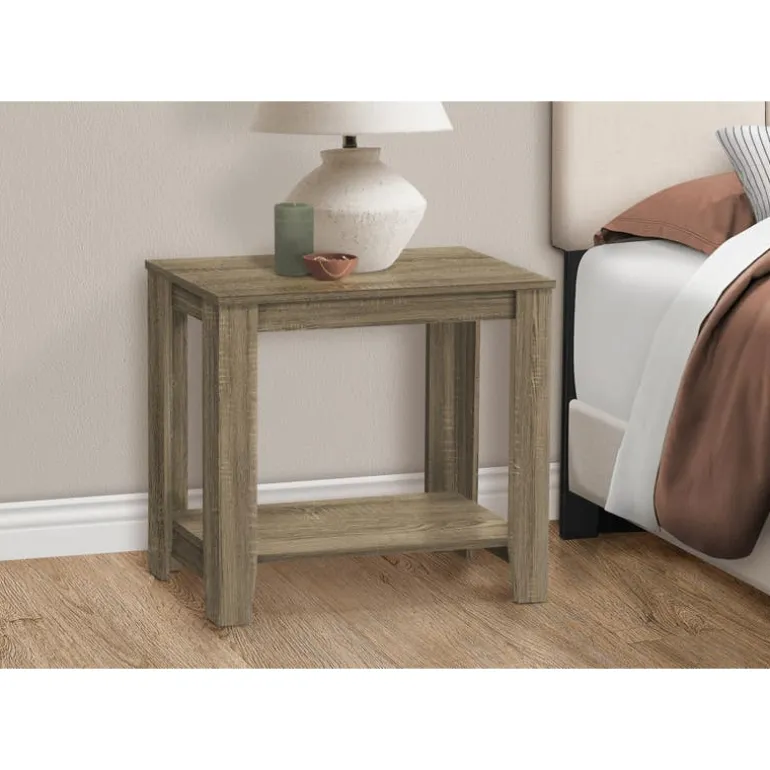Accent table - dark taupe - Monarch