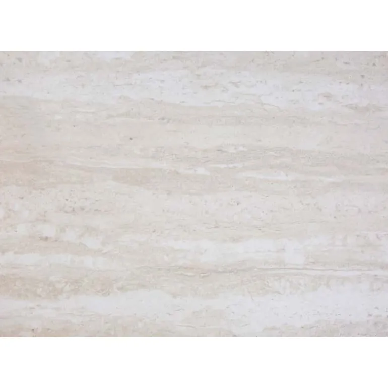 Accent table - 24"h / beige marble / gold metal - Monarch