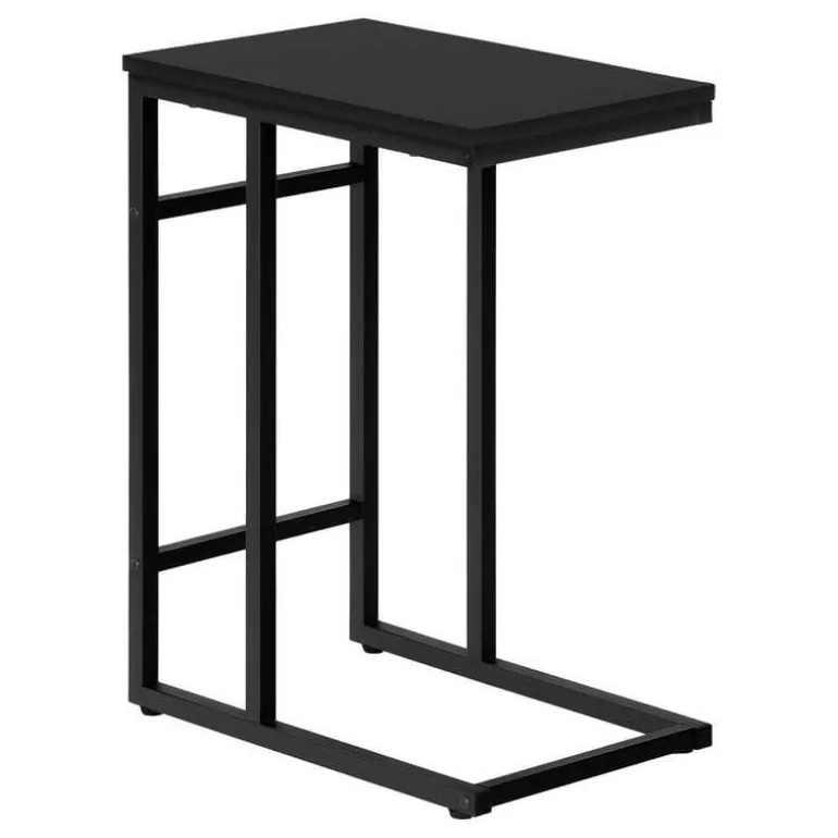 Accent table - 24"h / black / black metal - Monarch