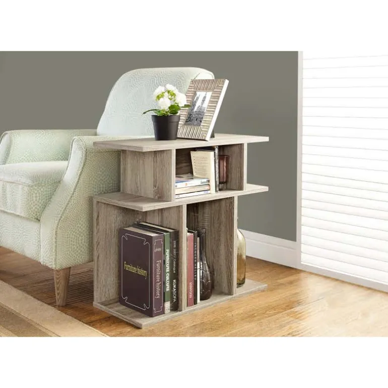 Accent table - 24"h / dark taupe - Monarch