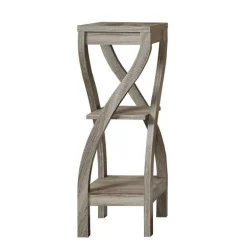 Accent table - 32"h / dark taupe - Monarch