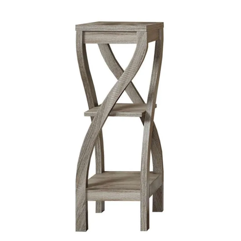 Accent table - 32"h / dark taupe - Monarch