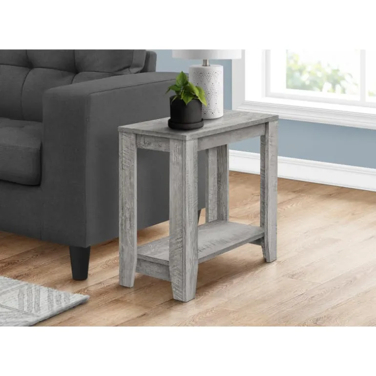 Accent table - 22"h / industrial grey - Monarch