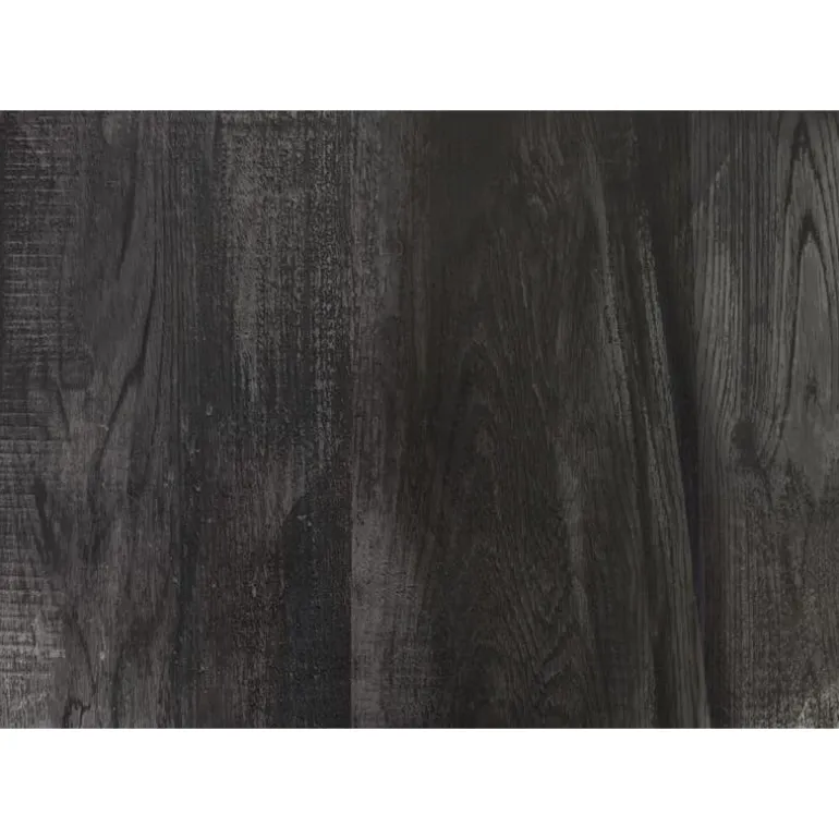 Accent table - 48"l / black reclaimed wood-look / black - Monarch