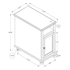 Accent table 24"h - Monarch