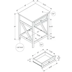 Accent table 25