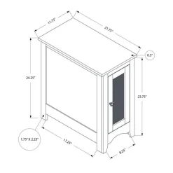 Accent table 24"h - Monarch