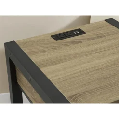 Accent Table with Storage, Power Outlet, and USB Ports - Monarch