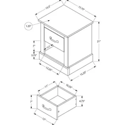Accent Table with Storage - Monarch
