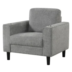 Armchair with Cup Holders