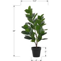 Artificial plant - 28"h / indoor garcinia in a 5" pot