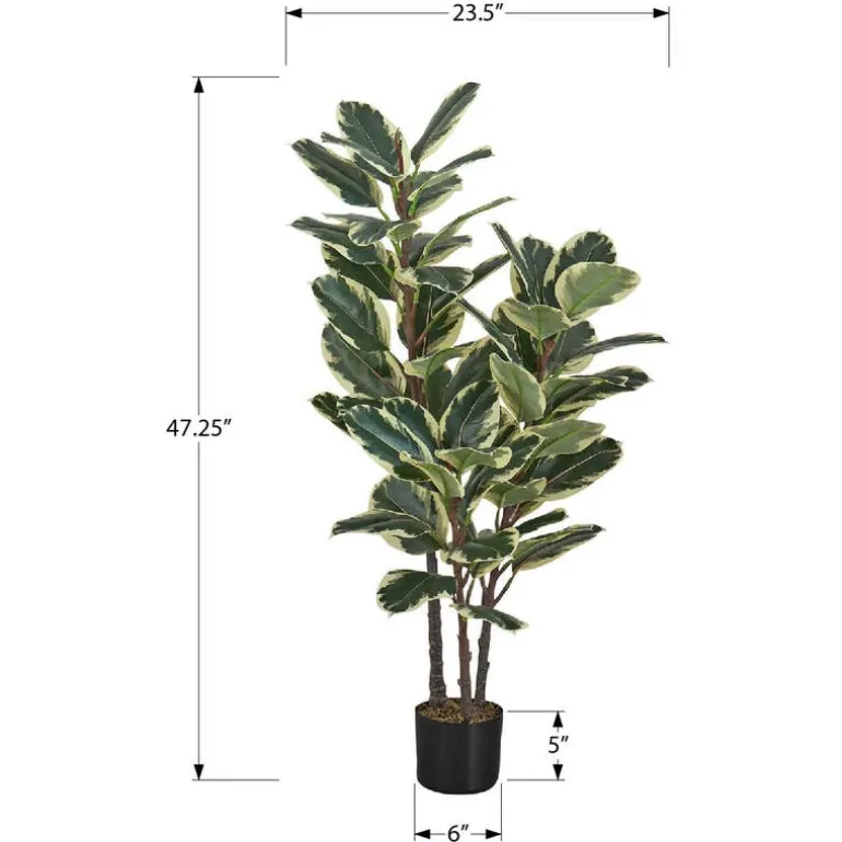 Artificial plant - 47"h / indoor oak tree in a 5" pot