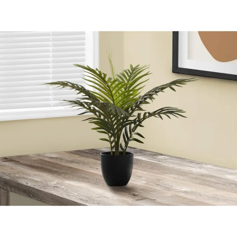 Artificial plant - 20"h / indoor palm in a 5" pot