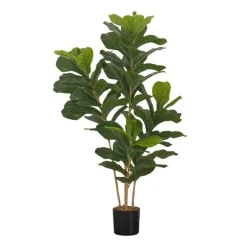 Artificial plant - 41"h / indoor fiddle tree in a 5" pot