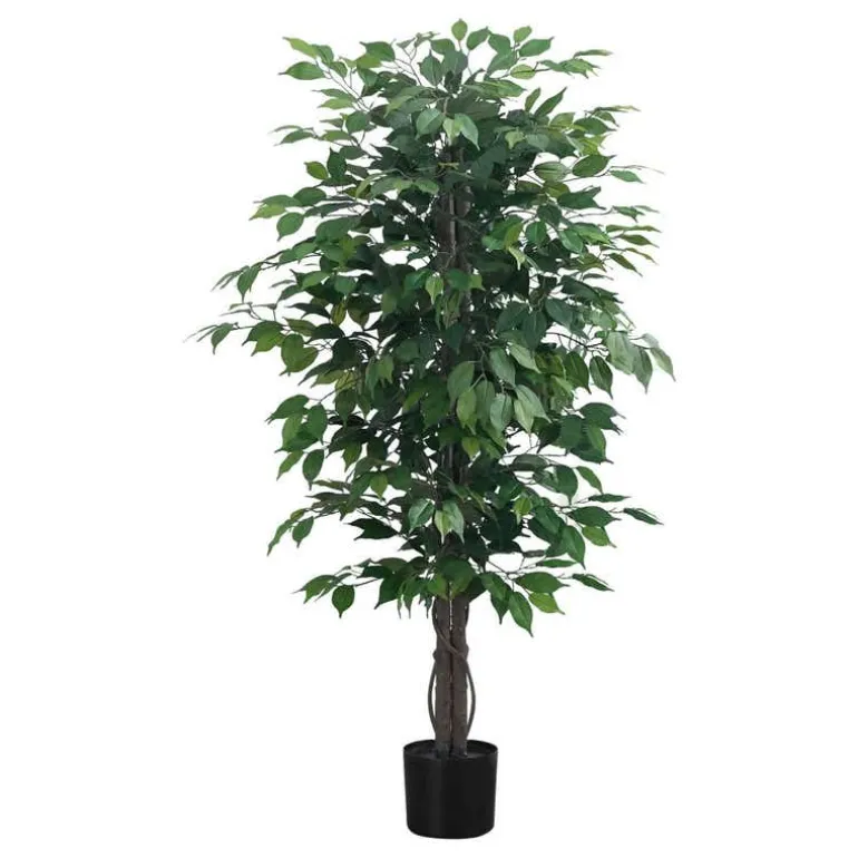 Artificial plant - 58"h / indoor ficus tree in a 6" pot