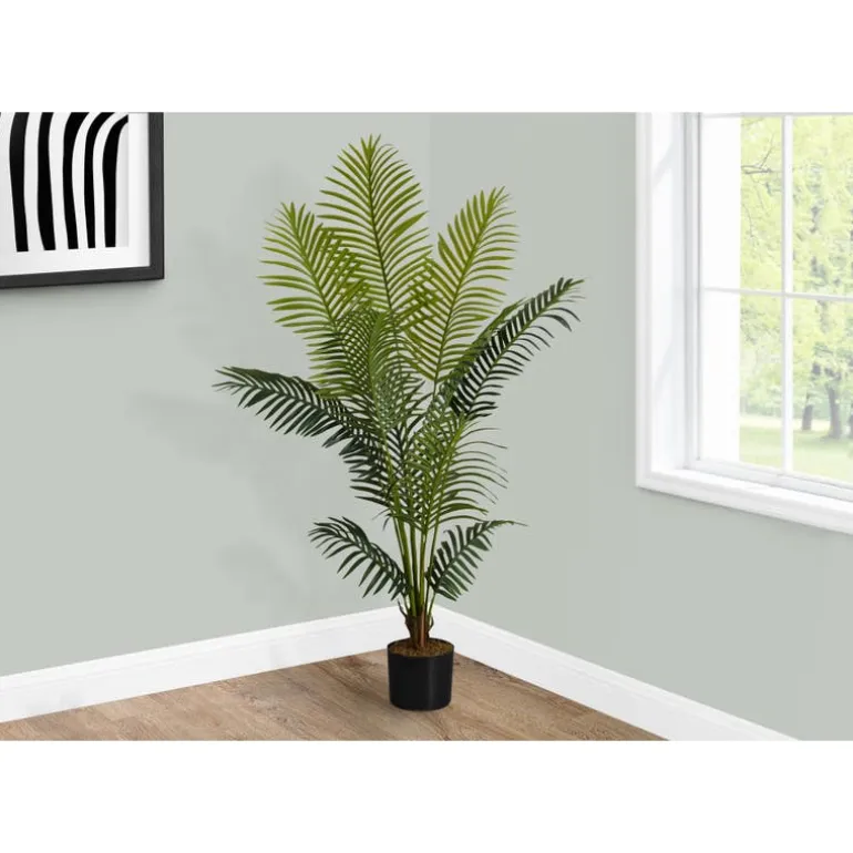 Artificial plant - 57"h / indoor palm tree in a 5" pot